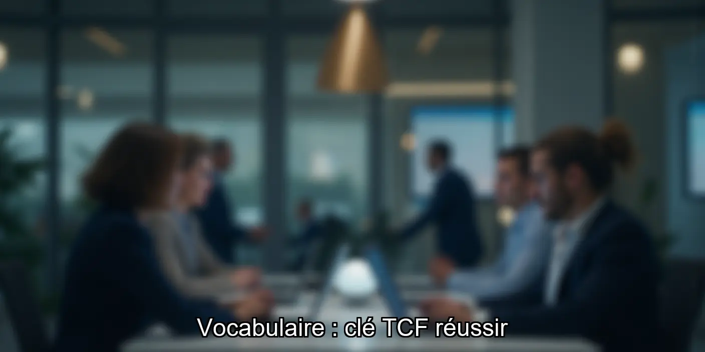 Vocabulaire TCF : enrichir votre lexique